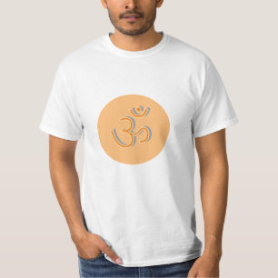 T-shirt met om of AUM 
