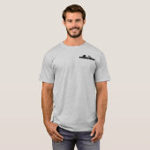 T-shirt met omtrek van Unlimiteds staat (Voorkant volledig)