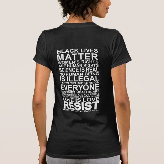 T-shirt met ondeelbaar GA1st-weerstandsvermogen (Achterkant)