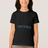 T-shirt met oneindige potentie glitch kids (Voorkant)