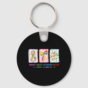 T-shirt met oneindigheidssymbool voor acceptatie v sleutelhanger