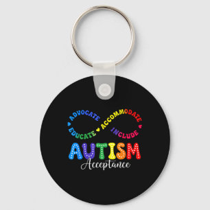 T-shirt met oneindigheidssymbool voor acceptatie v sleutelhanger
