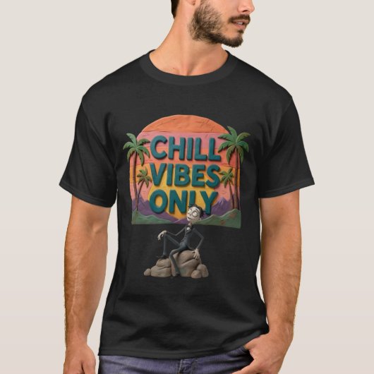 T-Shirt met Ontspannen Sfeer (Voorkant)