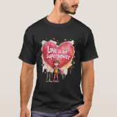 T-shirt met ontwerp voor Valentijnsdag (Voorkant)