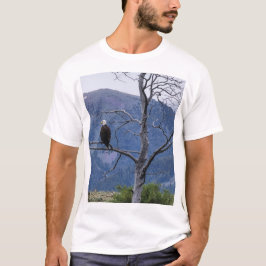 T-shirt met 'Op de uitkijk'