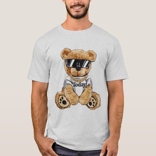 T-shirt met op maat gemaakte beer (Voorkant)