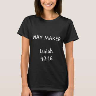 T-shirt met op maat gemaakte Bijbeltekst