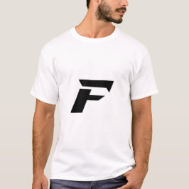 T-shirt met op maat gemaakte letter F