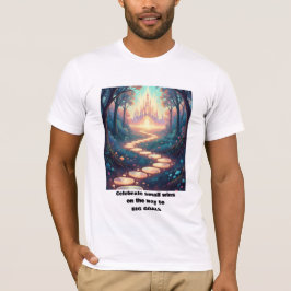 T-shirt met op maat gemaakte motivatiequote