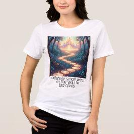 T-shirt met op maat gemaakte motivatiequote