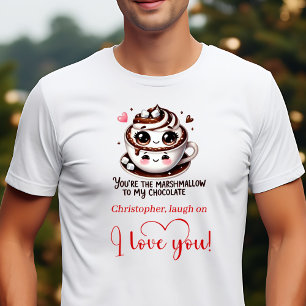 T-shirt met op maat gemaakte naam Valentijn grappi