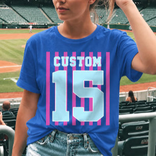 T-Shirt met op maat gemaakte sport jersey