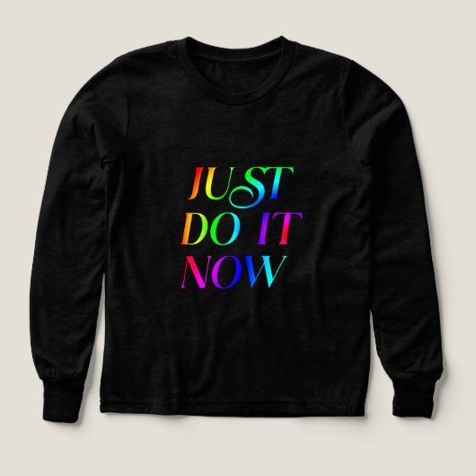T-shirt met opdruk van eigen tekst (Voorkant)