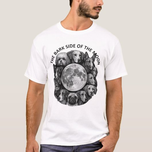 T-shirt met opdruk van honden (Voorkant)