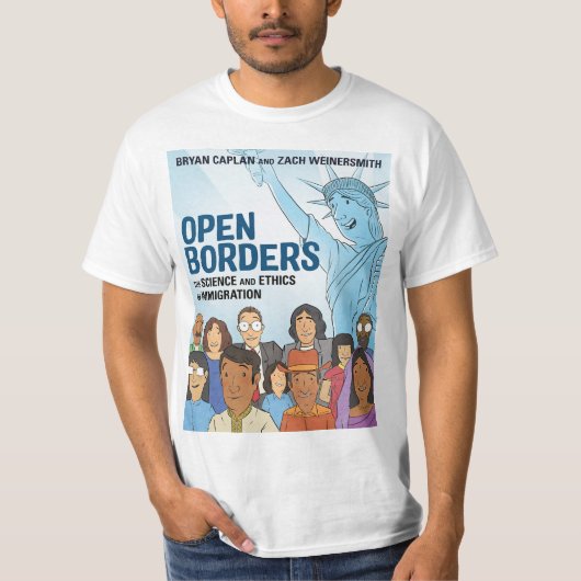 T-shirt met open grenzen (Voorkant)