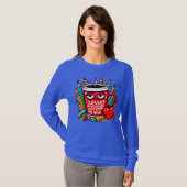T-shirt met opschrift "Teacher Survival Coffee" - (Voorkant volledig)