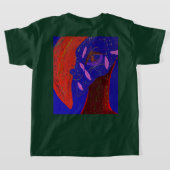 T-shirt met opvallend mooi wezen (Laag Achter)