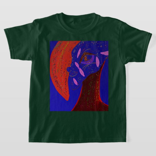 T-shirt met opvallend mooi wezen (Laagn)