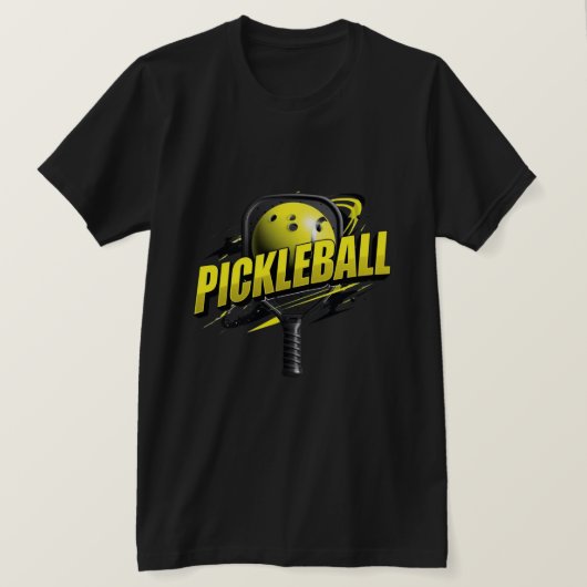 T-shirt met opvallende Pickleball-afbeelding | Mod (Design voorkant)