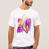 T-shirt met orchidee-fee (Voorkant)