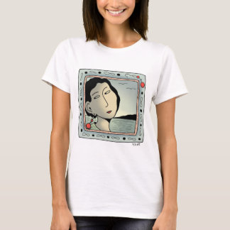 T-shirt met originele kunst van Margaret Scott