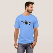 T-shirt met orka (Voorkant volledig)