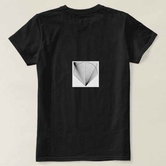 t-shirt met ornament (Design achterkant)