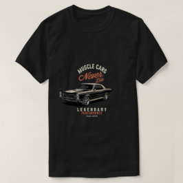 T-shirt met oude Amerikaanse Muscle Cars