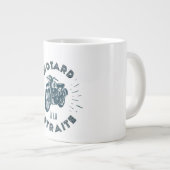 T-shirt met ouderdom grote koffiekop (Voorkant rechts)