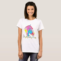T-shirt met paard voor vrouwen