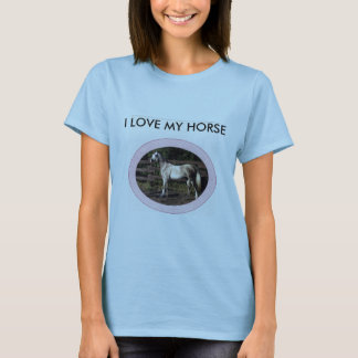 T-shirt met paardenliefhebbers