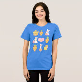 T-shirt met paaspatroon (Voorkant volledig)