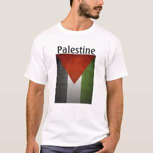 T-shirt met Palestijnse verticale vlag