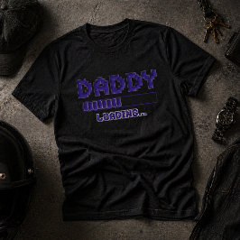 T-shirt met 'Papa aan het Laden' en Openbaring van
