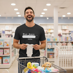 T-shirt met 'Papa-grappen laden'   Fun shirt voor 