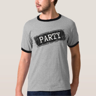 T-shirt met partylogo voor feestgangers