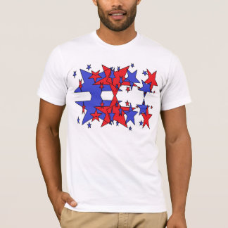 t-shirt met patriottische ster