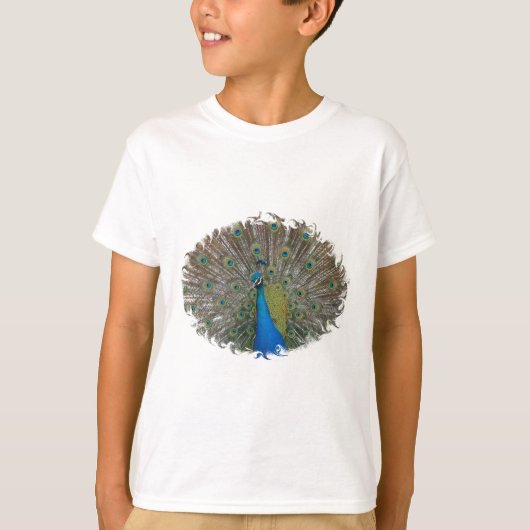 T-SHIRT met Peacock Finery (Voorkant)