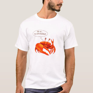 T-shirt met ''Perplexed Crab''
