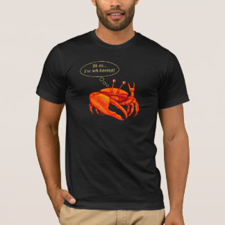 T-shirt met ''Perplexed Crab''