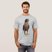 T-shirt met Petunia de Slechtvalk (Voorkant volledig)