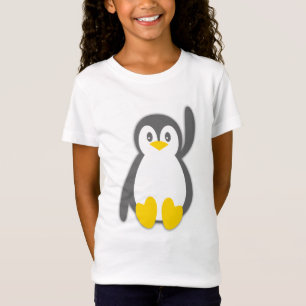 T-shirt met pinguïn-golf, meisjes