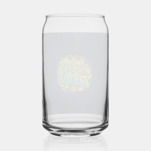 T-shirt met pittige ijveraar blikvorm glas