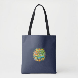 T-shirt met pittige ijveraar tote bag