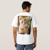 T-shirt met poesje (Achterkant volledig)