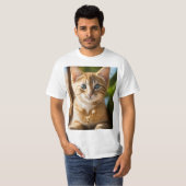 T-shirt met poesje (Voorkant volledig)