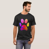 T-shirt met pootafdruk (Voorkant volledig)