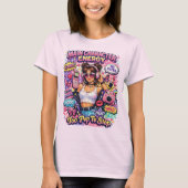 T-shirt met popprint (Voorkant)