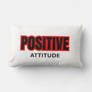 T-shirt met positieve attitude motivatie typografi kussen