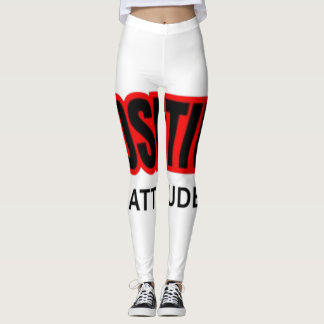 T-shirt met positieve attitude motivatie typografi leggings